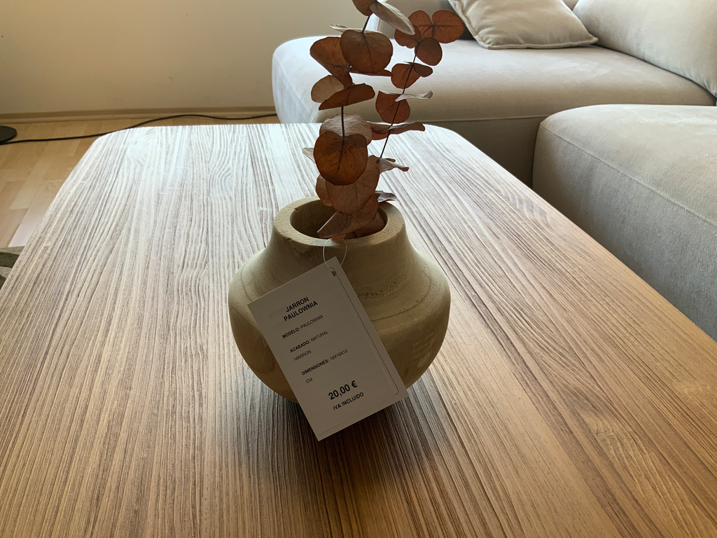 JARRON PAULOWNIA NATURAL MARRON