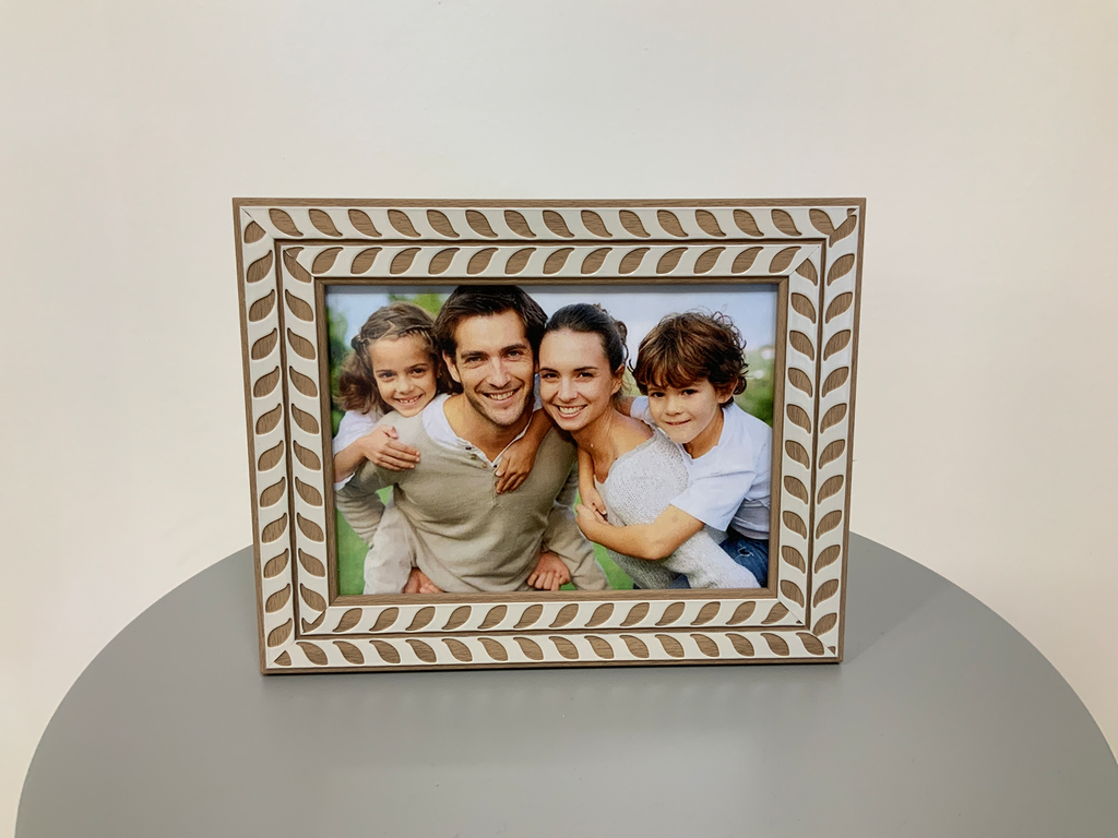 MARCO FOTO BEIG MADERA