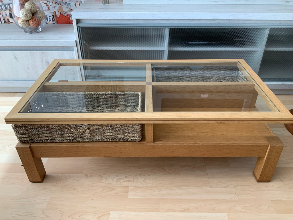 MESA DE CENTRO ROBLE