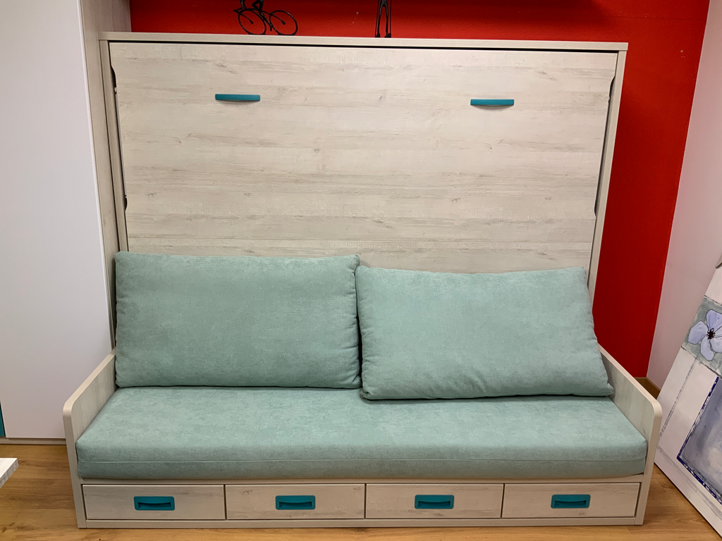 CAMA ABATIBLE HORIZONTAL C/SOFA